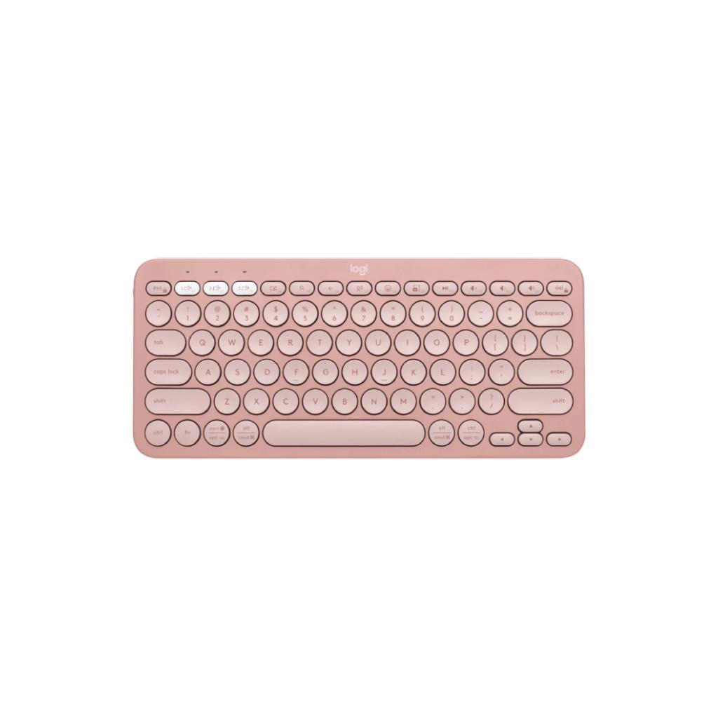 LOGITECH PEBBLE KEYS 2 K380S ROSE (EN/TH) Multi-Device Bluetooth Keyboard