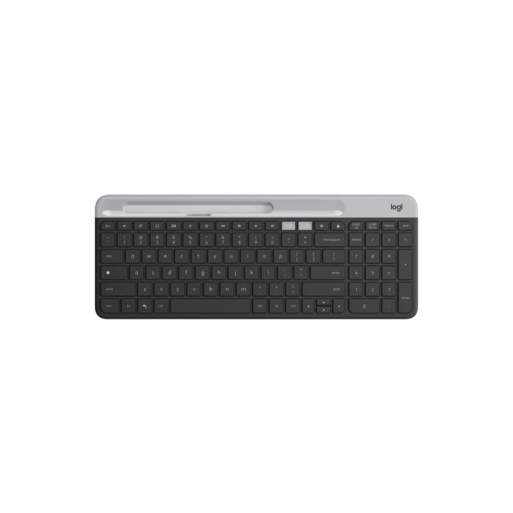 Logitech K580 Slim Multi-Device Wireless Keyboard (Graphite) - 2.4GHz + Bluetooth