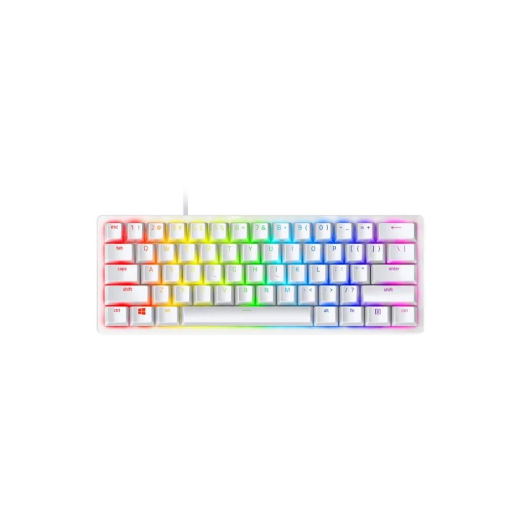 Razer Huntsman V3 Pro Mini 60% Analog Optical Keyboard - White (8KHz HyperPolling)