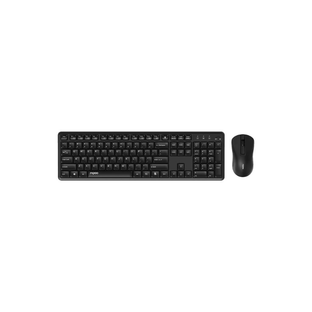 RAPOO X2100 Silent Wireless Optical Combo (Black)