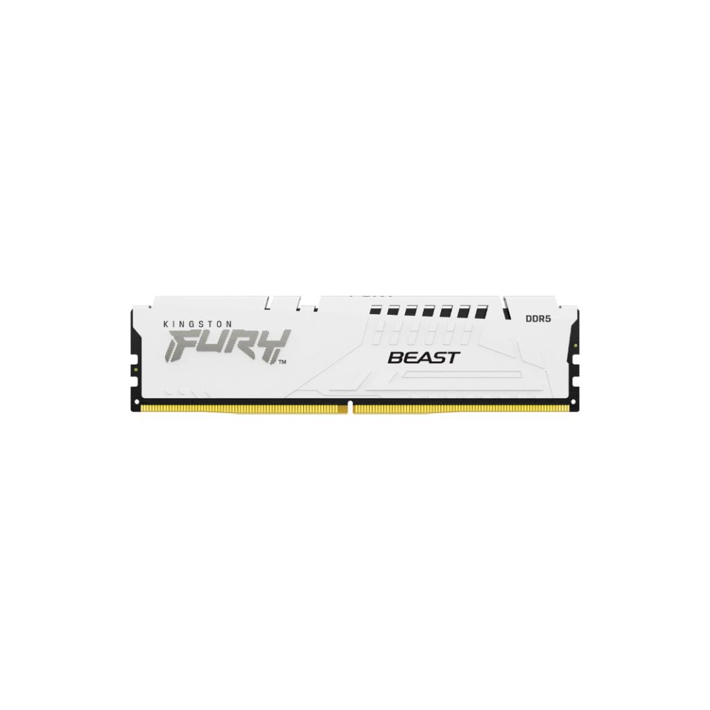 KINGSTON FURY BEAST WHITE DDR5 16GB (2x8GB) 5200MHz CL40 XMP