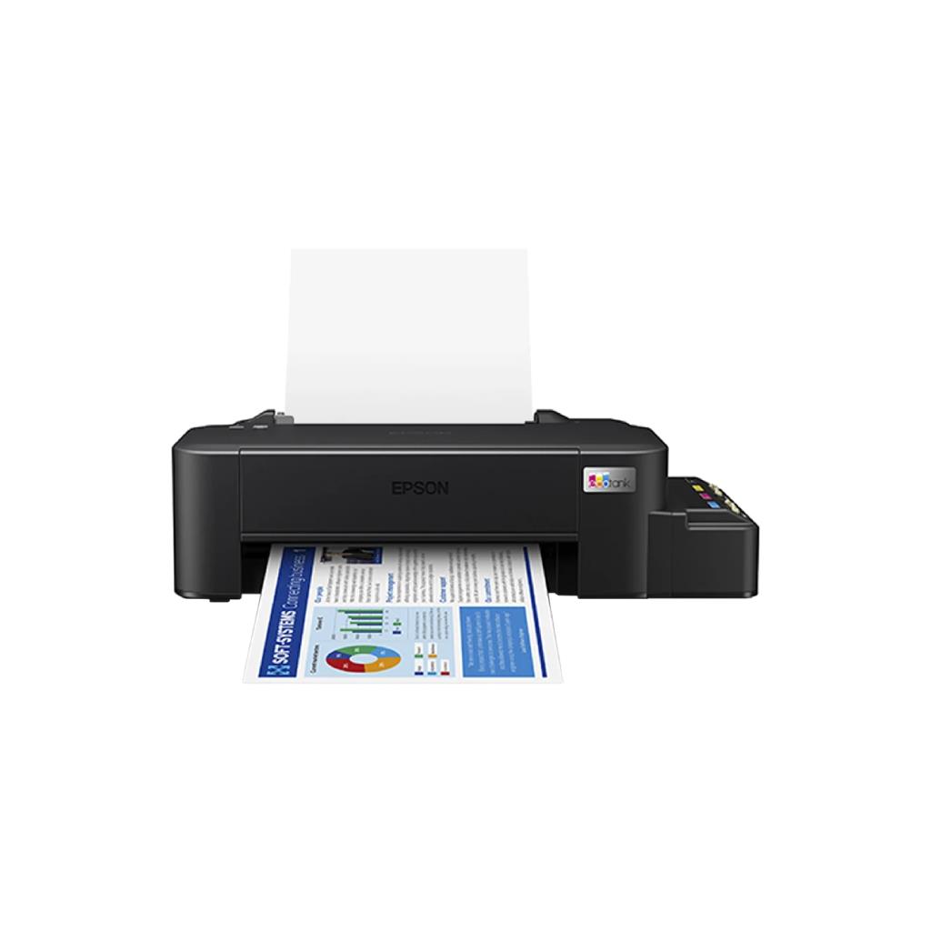 EPSON L121 Ink Tank Printer (A4) - 720x720 dpi, 9.0 ipm (Black), 4.8 ipm (Color)