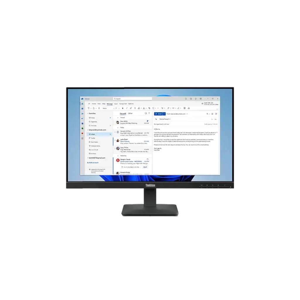 LENOVO ThinkVision S24-4e 23.8" FHD IPS Monitor (HDMI + VGA)