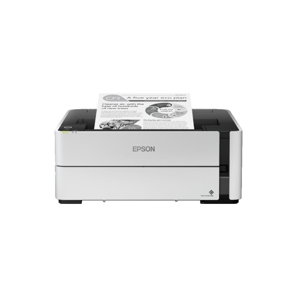 EPSON EcoTank ET-M1170 Wireless Monochrome Supertank Printer (C11CH44201) - 6,000 Pages Black Ink
