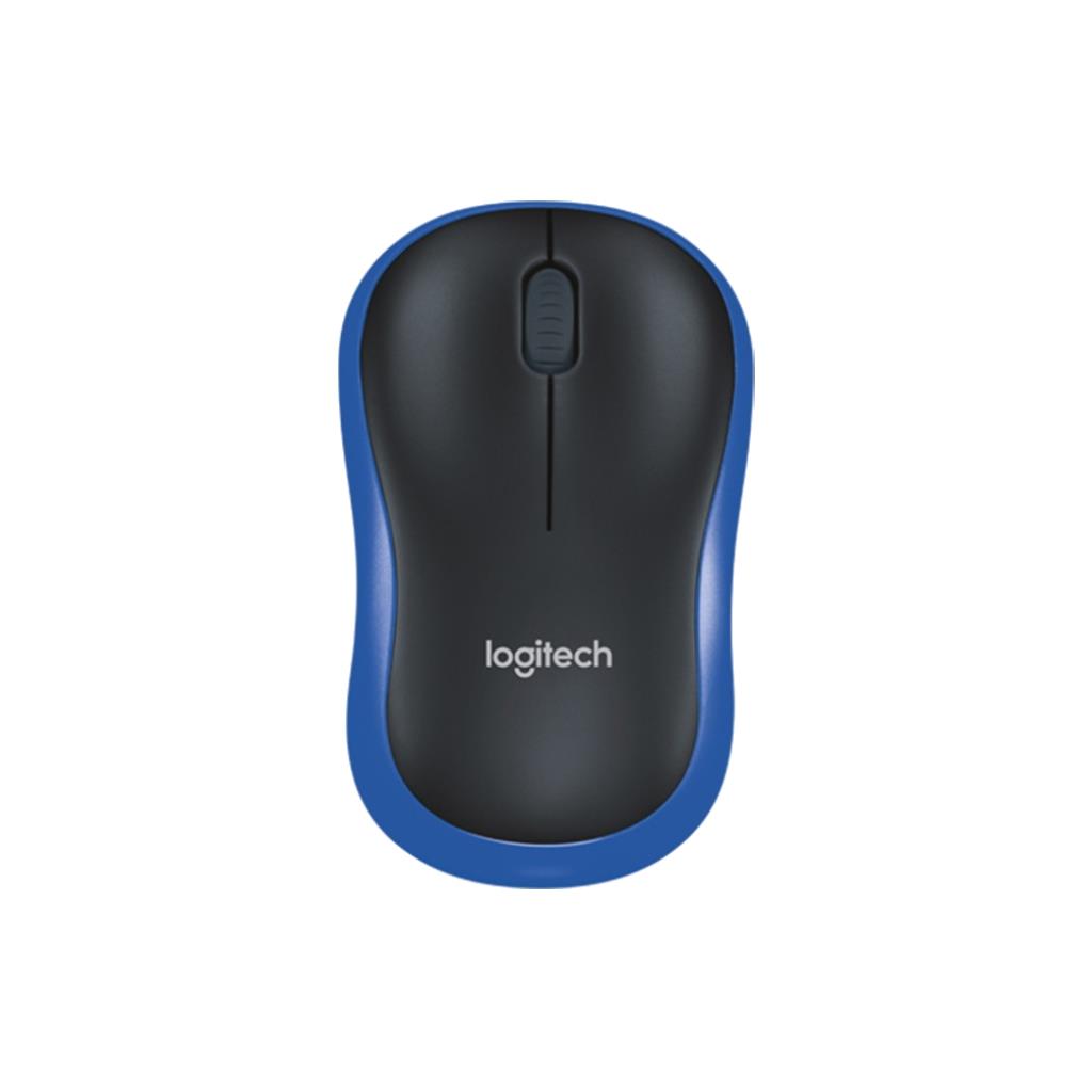LOGITECH M185 Wireless Mouse 2.4GHz Compact Blue