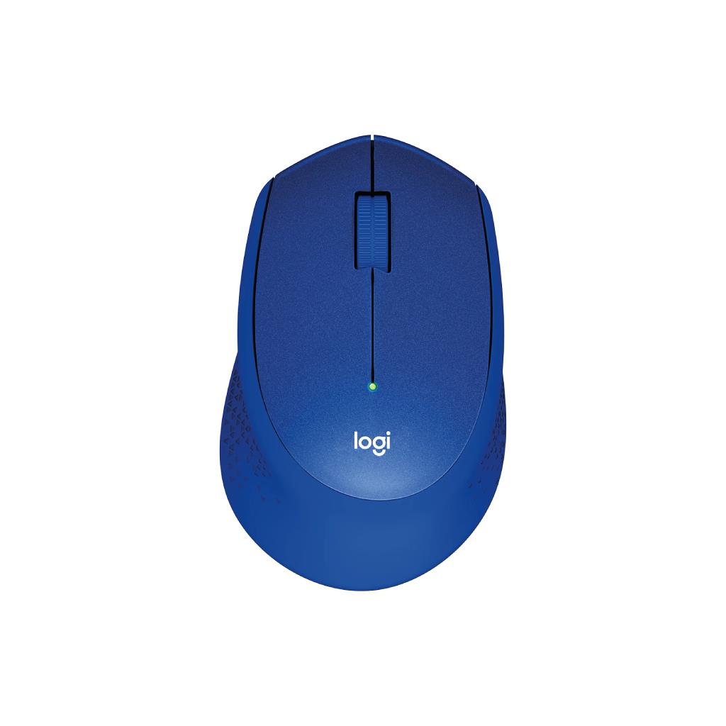 LOGITECH M331 SILENT PLUS WIRELESS MOUSE BLUE (Right-Hand) 10m Range