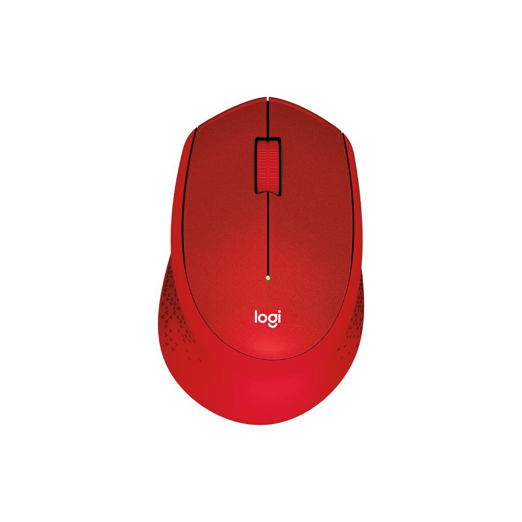 Logitech M331 Silent Plus Wireless Mouse (เมาส์ไร้สาย) - RED