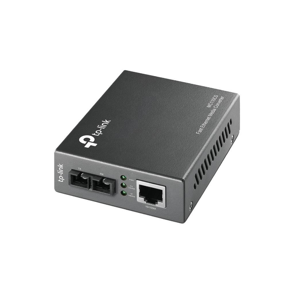 TP-Link MC110CS Media Converter 10/100Mbps to Single-Mode Fiber SC 1310nm