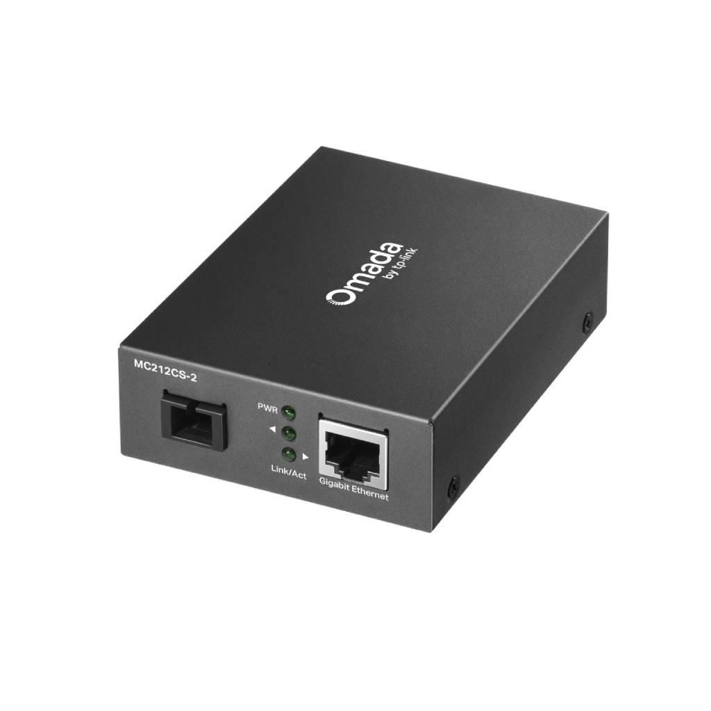 TP-Link MC212CS-2 Omada Gigabit WDM Media Converter 2 km Single-mode SC Bi-directional