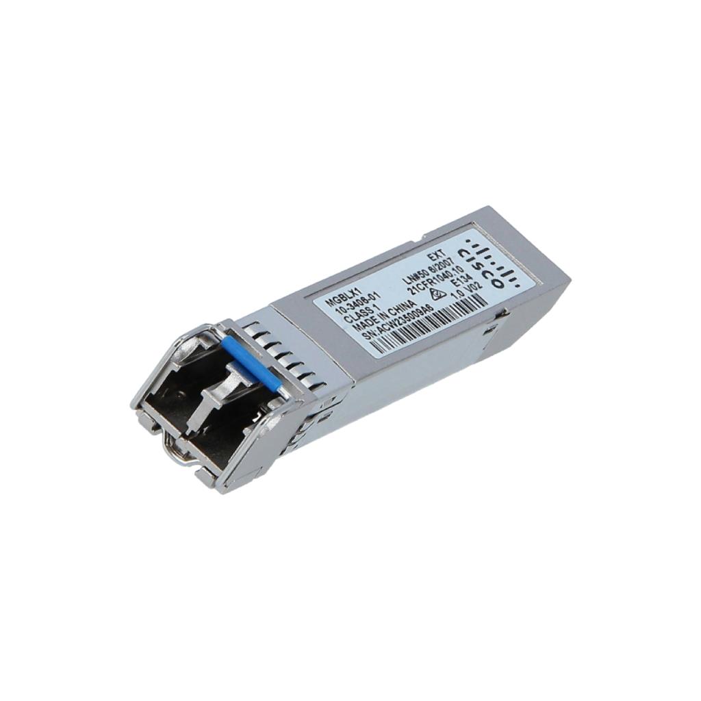 CISCO MGBLX1 Gigabit Ethernet LX SFP Transceiver 10 km (Remanufactured)