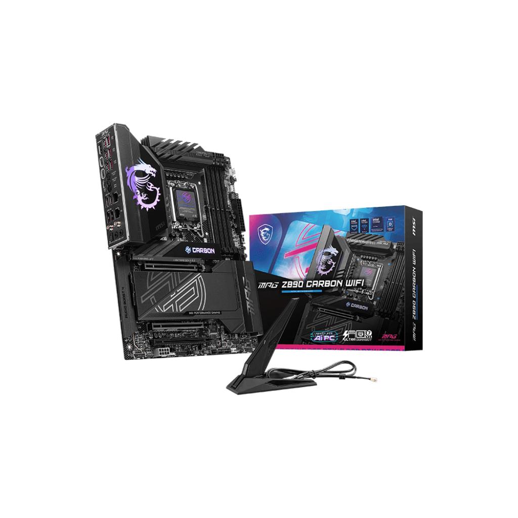 MSI MPG Z890 CARBON WIFI LGA 1851 DDR5 5x M.2 Wi-Fi 7 Gaming Motherboard