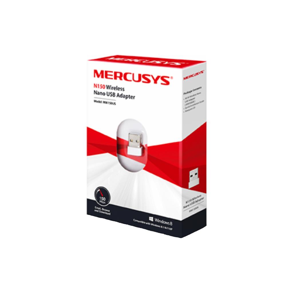 MERCUSYS MW150US Nano Wi-Fi USB Adapter 150 Mbps 2.4 GHz