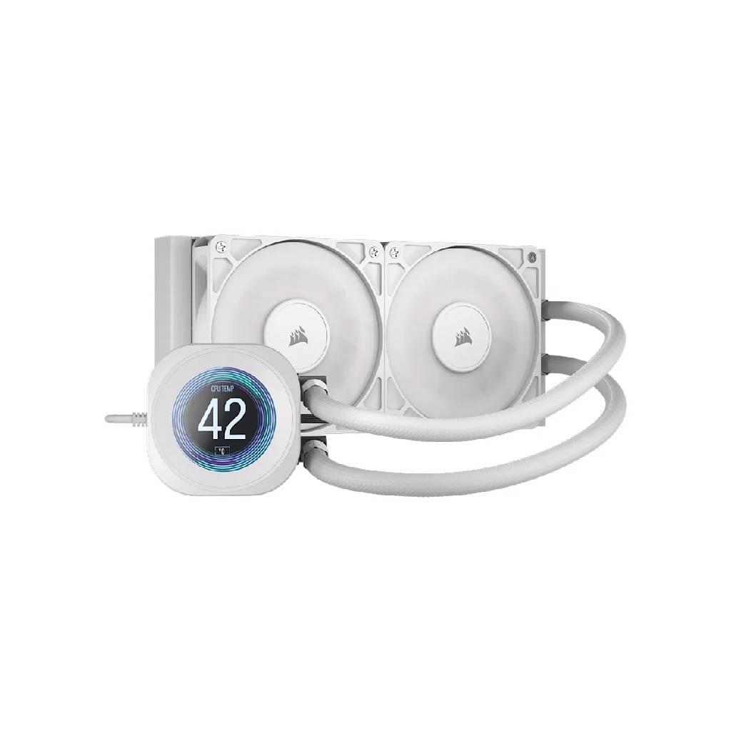 CORSAIR NAUTILUS 240 LCD White 240mm Liquid CPU Cooler