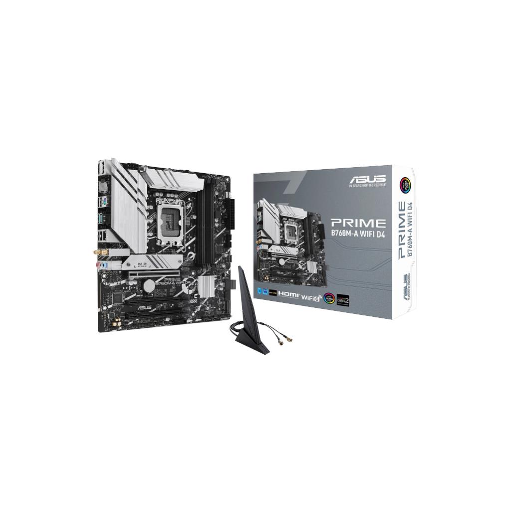 ASUS PRIME B760M-A WIFI D4 Micro ATX DDR4 Motherboard