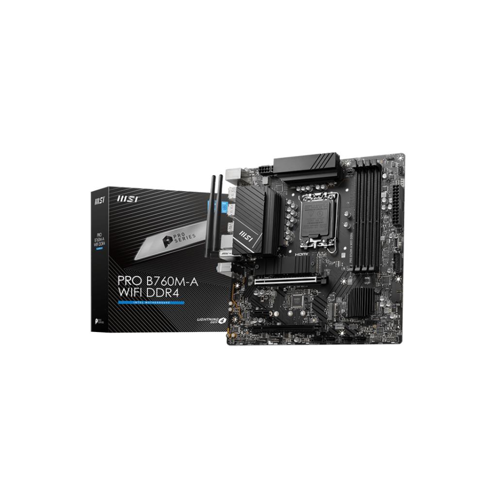 MSI PRO B760M-A WIFI DDR4 MATX Motherboard