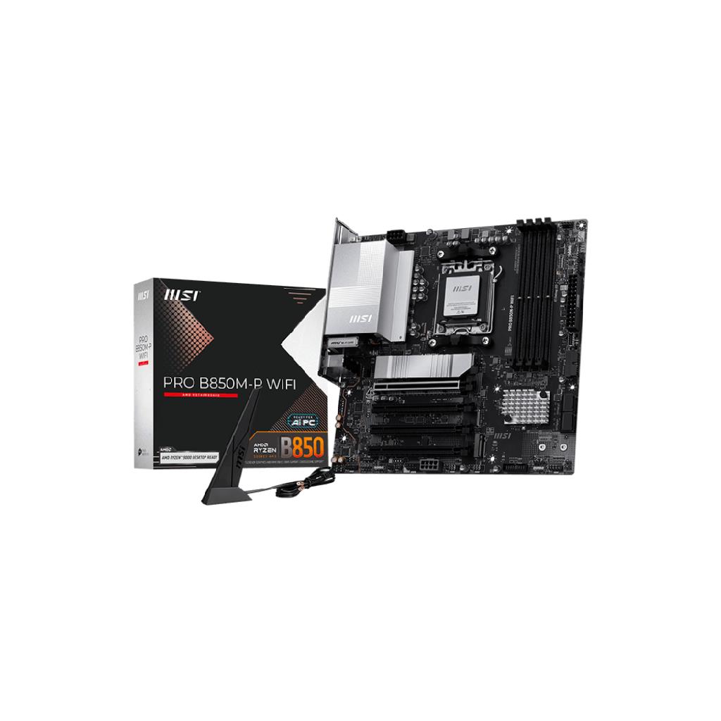 MSI PRO B850M-P WIFI Micro ATX AM5 Motherboard