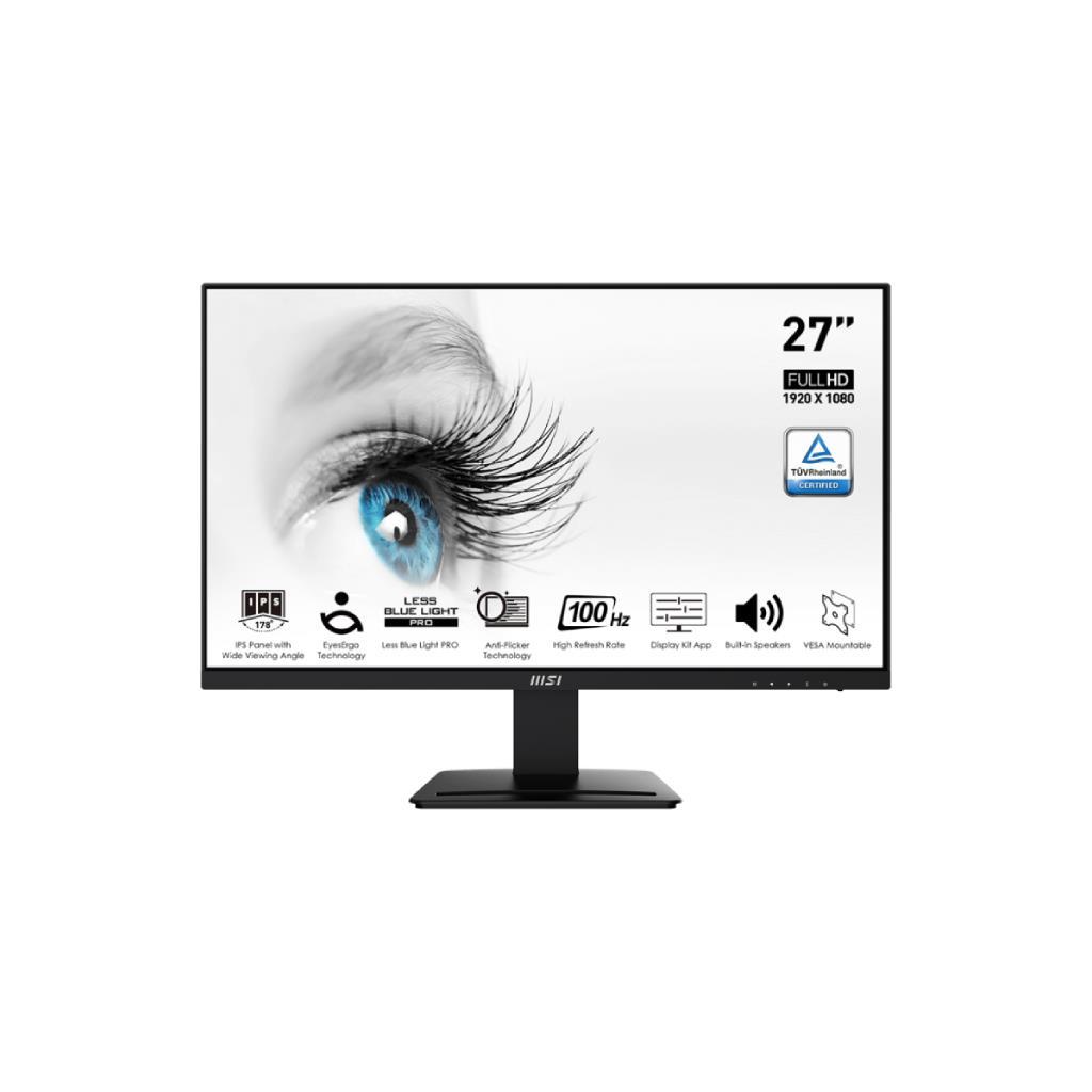 MSI PRO MP273Q-E7 27" IPS WQHD 2560x1440 75Hz 1ms 2xHDMI 2.0 1xDP 1.2a