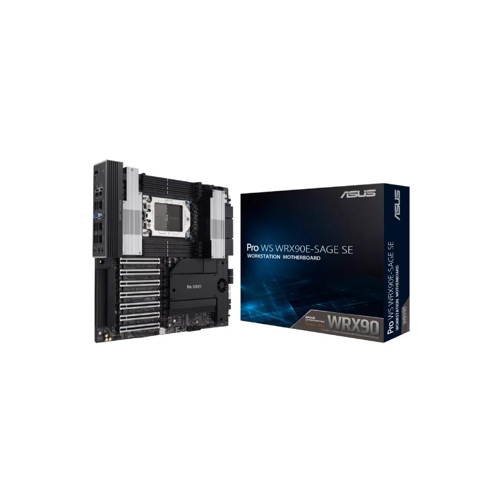 ASUS Pro WS WRX90E-SAGE SE Motherboard (AMD sTR5, 7x PCIe 5.0 x16, 8 DIMM DDR5 ECC RDIMM)