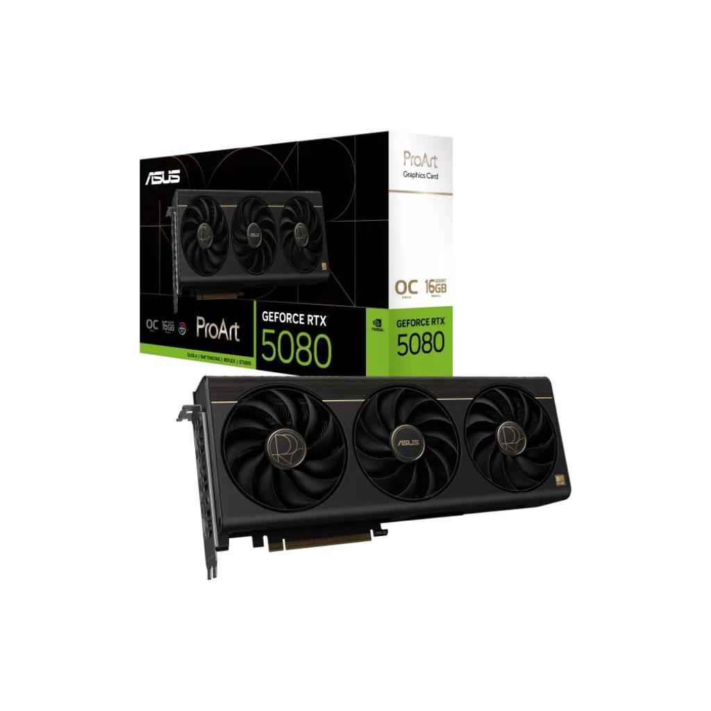 ASUS PROART GeForce RTX™ 5080 16GB GDDR7 OC Edition (2.5-Slot)