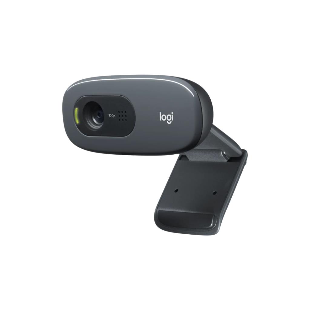 LOGITECH C270 HD Webcam 720p 30fps Mono Mic Dark Grey