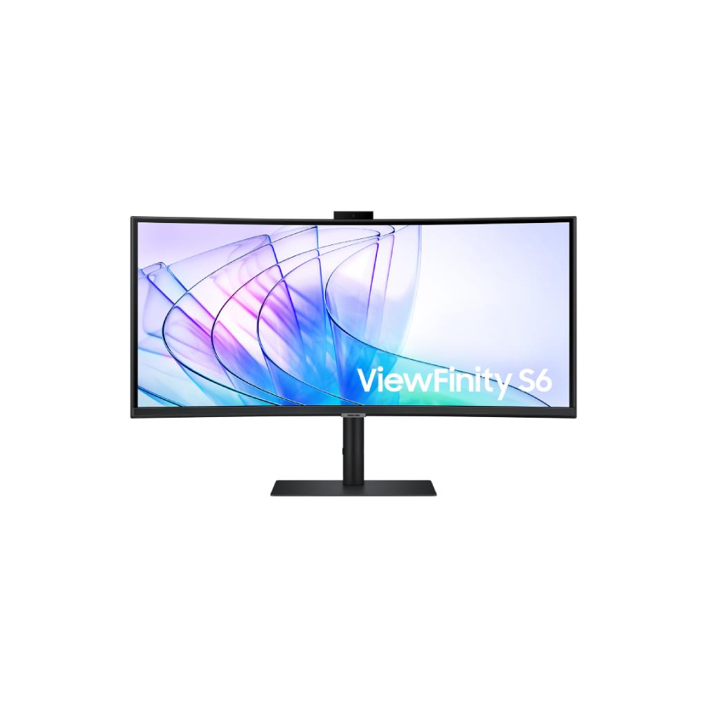 SAMSUNG LS34C650VAEXXT 34" ViewFinity S6 Curved WQHD Monitor (21:9, 1000R, HDR10)
