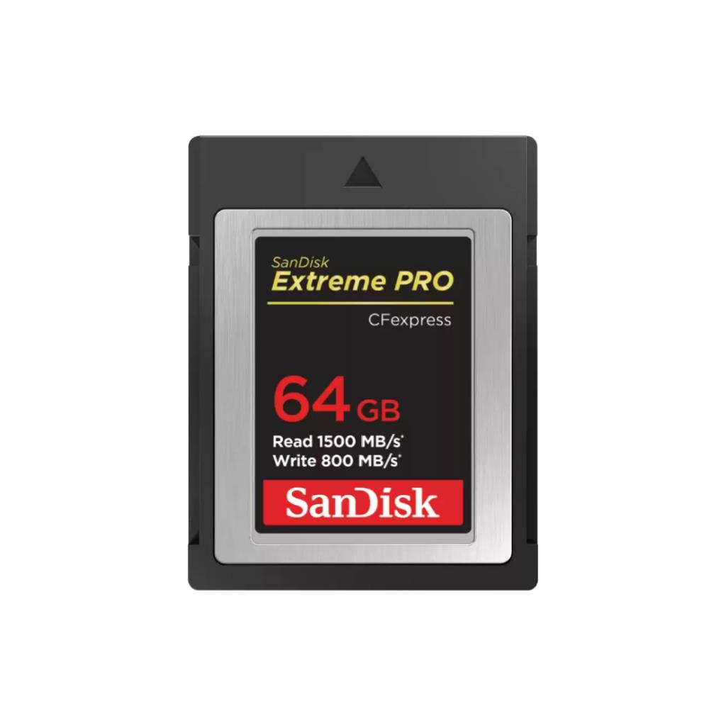 SanDisk Extreme PRO CFexpress Type B 64GB 1700MB/s Read 1400MB/s Write