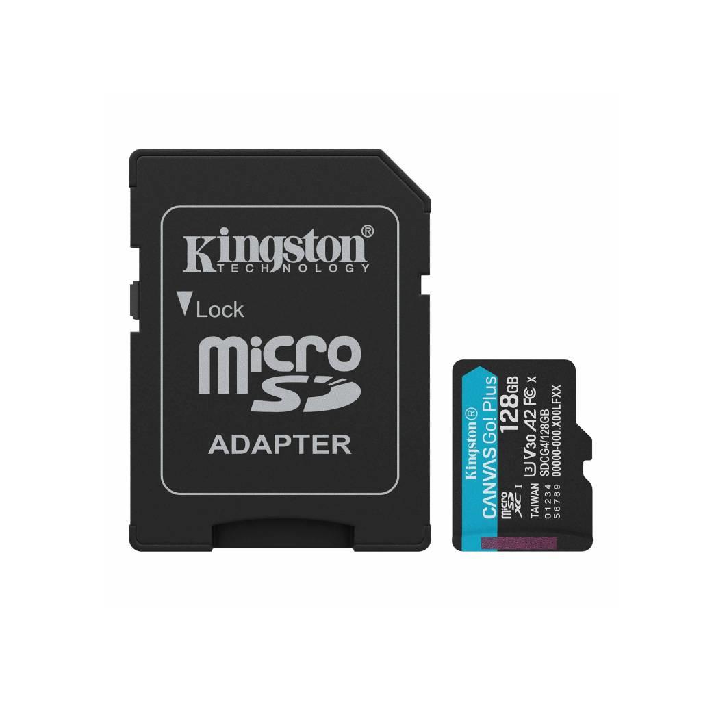 KINGSTON Canvas Go Plus SDXC 128GB Gen4 200MB/s UHS-I U3 V30