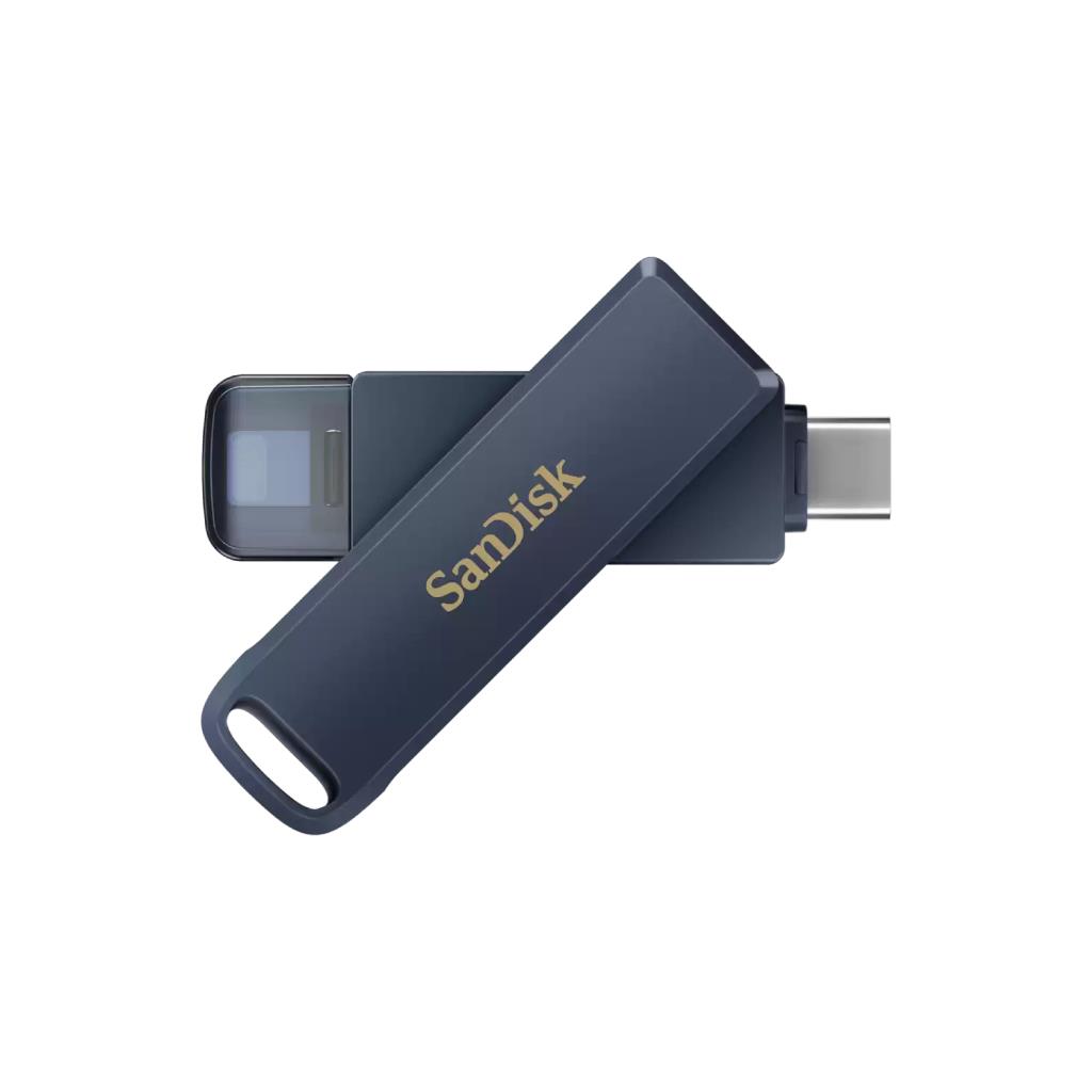 SanDisk Phone Drive for iPhone 256GB Metallic Sky Lightning & USB-C