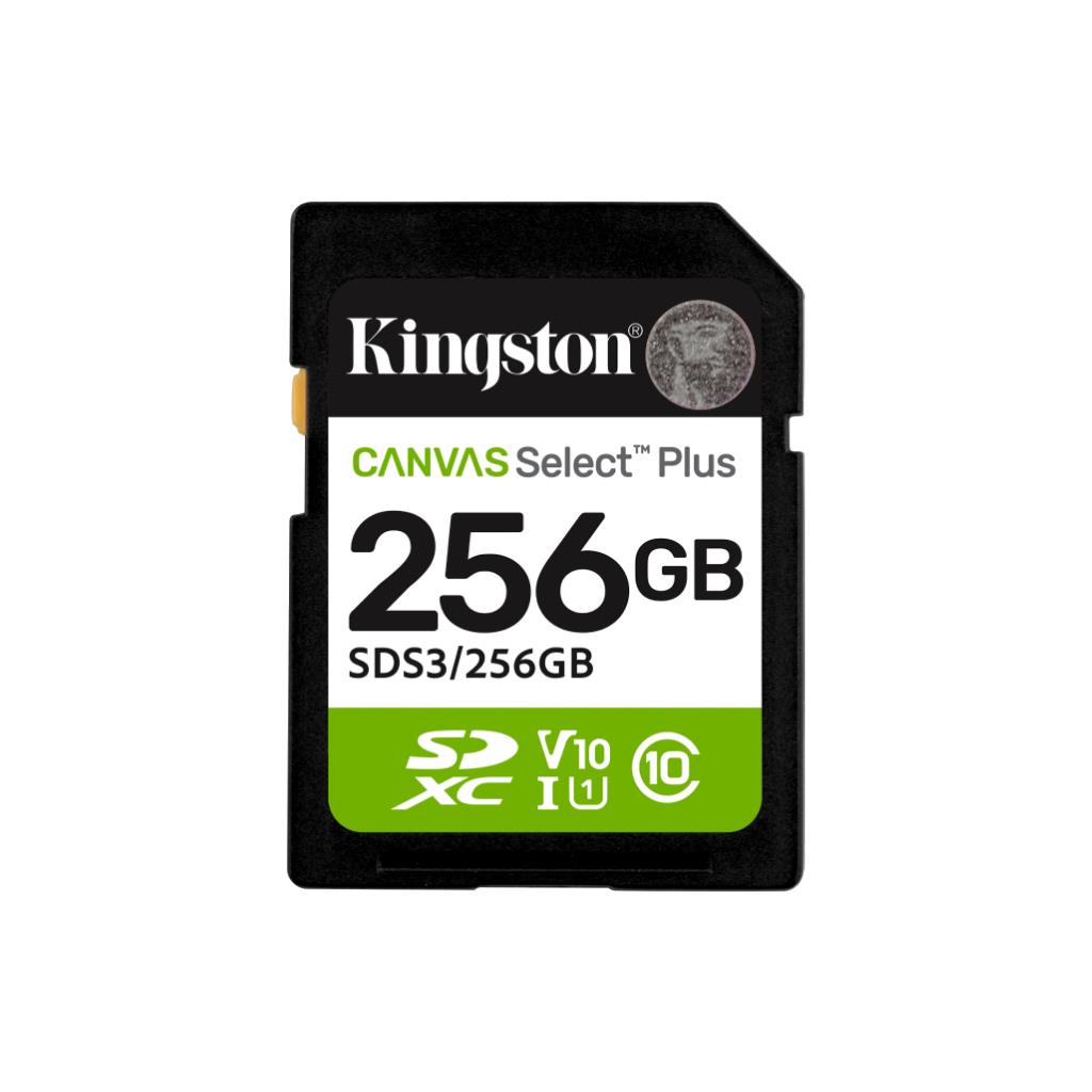 KINGSTON SDXC Canvas Select Plus 256GB UHS-I U1 V10 150MB/s