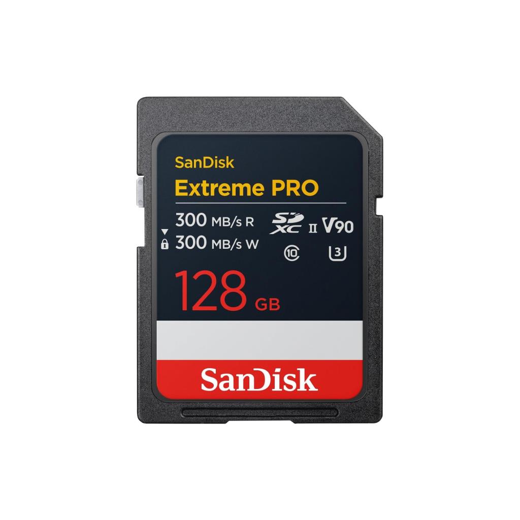 SanDisk Extreme PRO SD UHS-II V90 128GB (300/300MB/s)