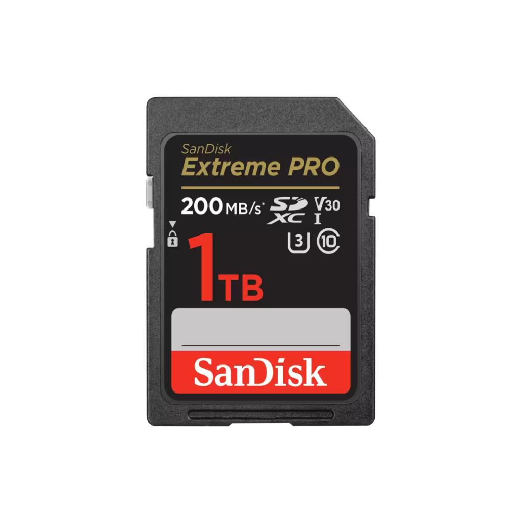 SanDisk Extreme PRO SDXC UHS-I 1TB V30 U3 C10 200MB/s Read