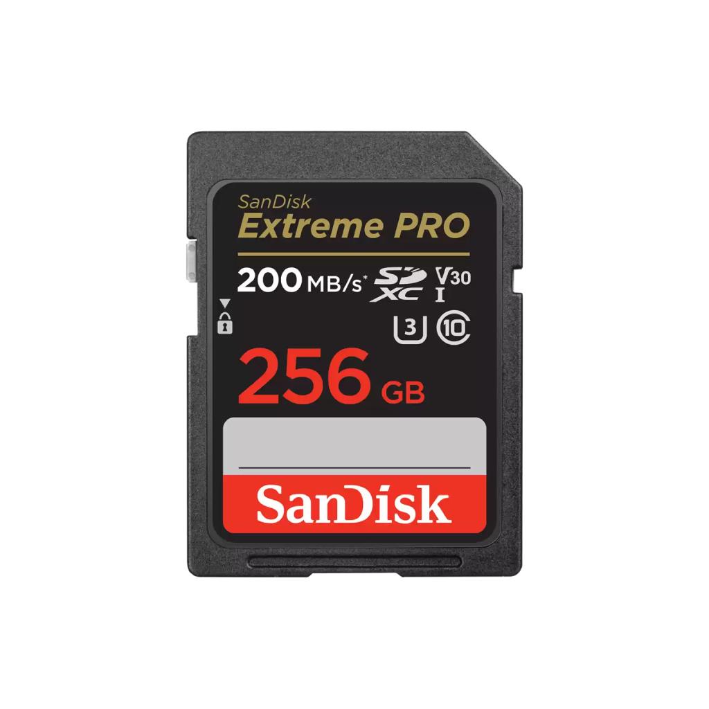 SanDisk Extreme PRO SDXC 256GB UHS-I V30 U3 C10 200MB/s Read
