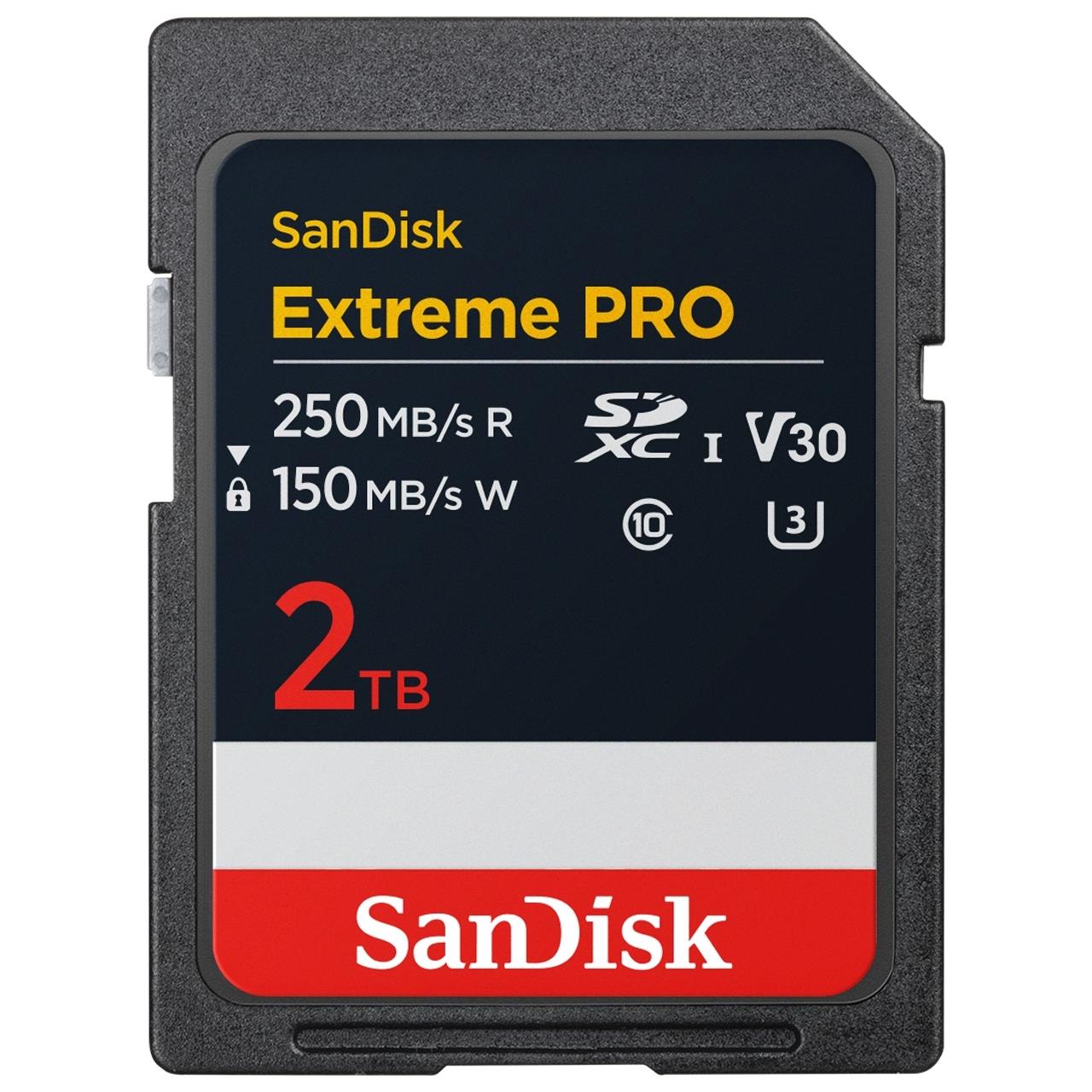 SANDISK Extreme PRO SD 2TB UHS-I 250/150MB/s C10