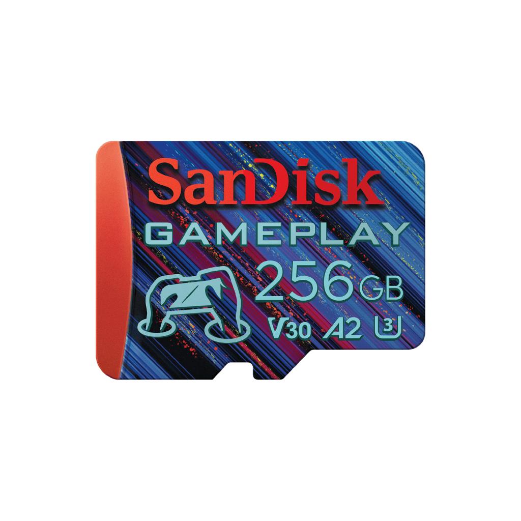 SanDisk GamePlay microSDXC 256GB V30 A2 Mobile Gaming Card