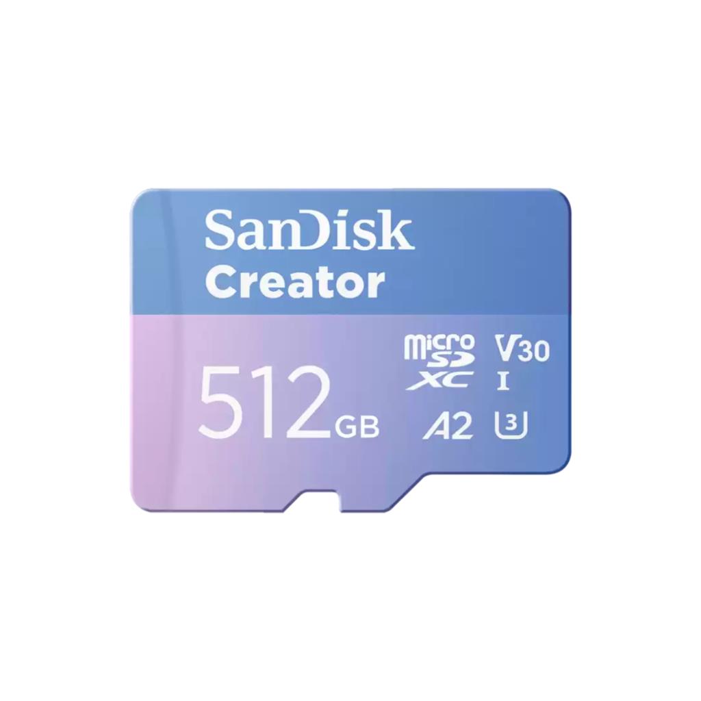 SanDisk Extreme microSDXC UHS-I 512GB 190/130MB/s V30 U3 C10