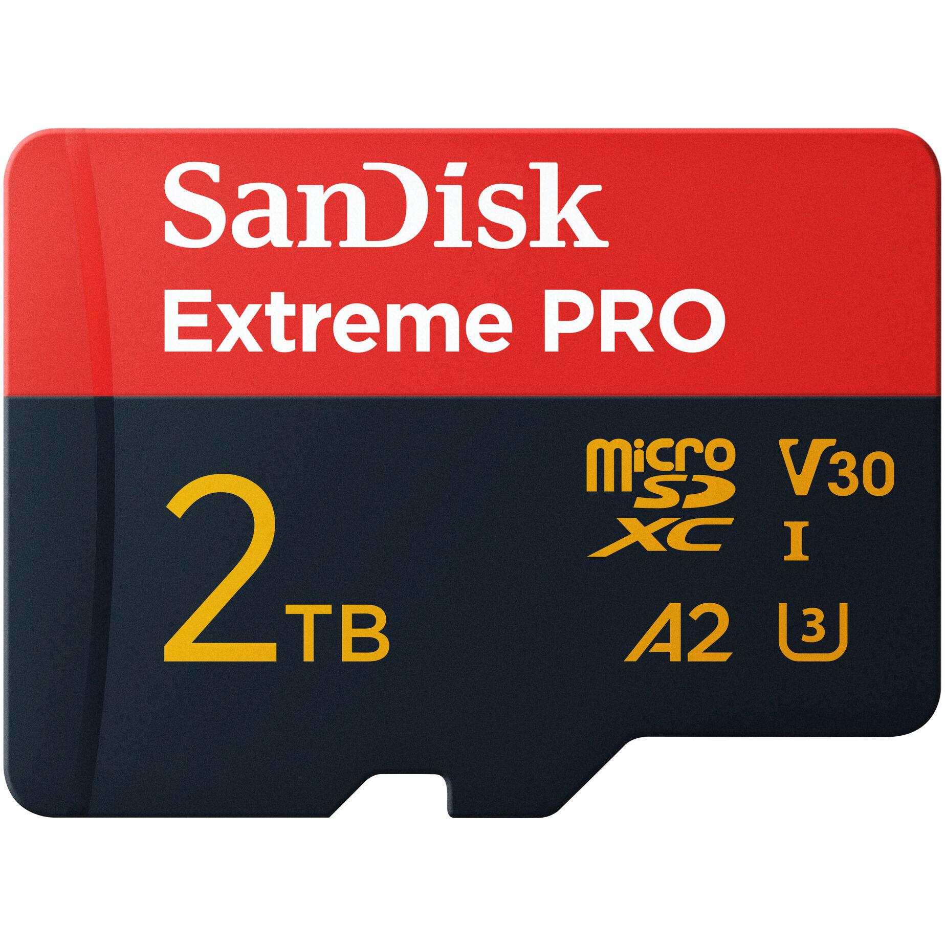 SANDISK Extreme PRO microSDXC 2TB UHS-I (250/170MB/s) A2 U3 C10