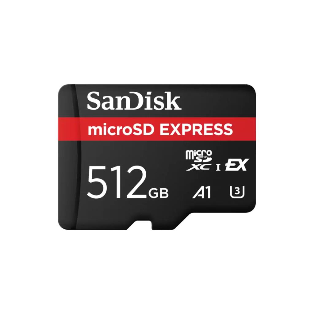 SanDisk microSD Express 512GB PCIe Gen3 NVMe 880/650MB/s RPD2