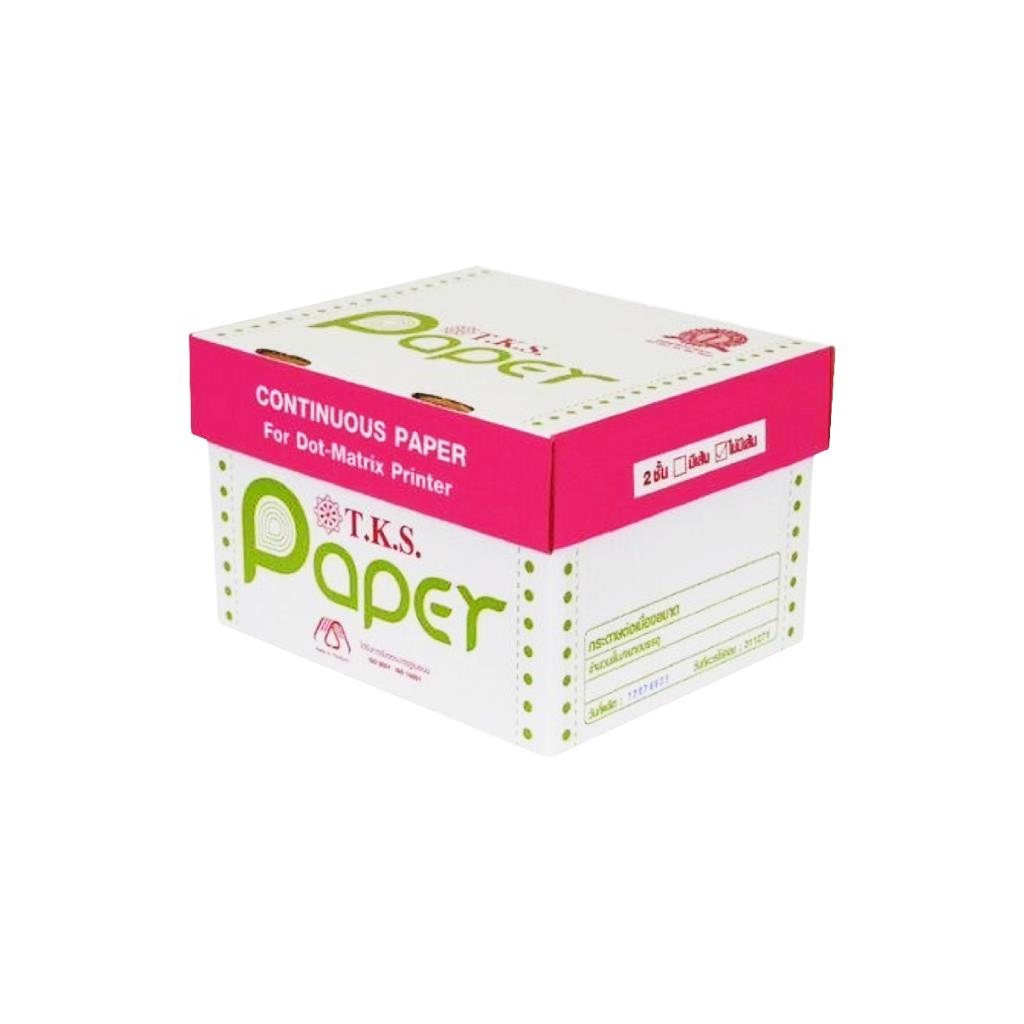 TKS SF9.5X5.5/2PB Continuous Paper 9.5" x 5.5" 2-Ply 2000 Sets/Box