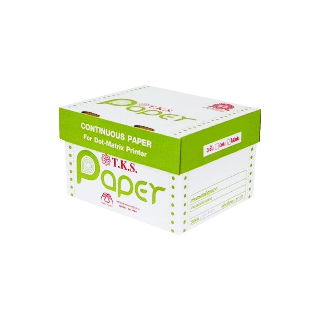 TKS SF9X5.5/3PB Continuous Paper 9" x 5.5" 3-Ply (1000 Sets/Box)