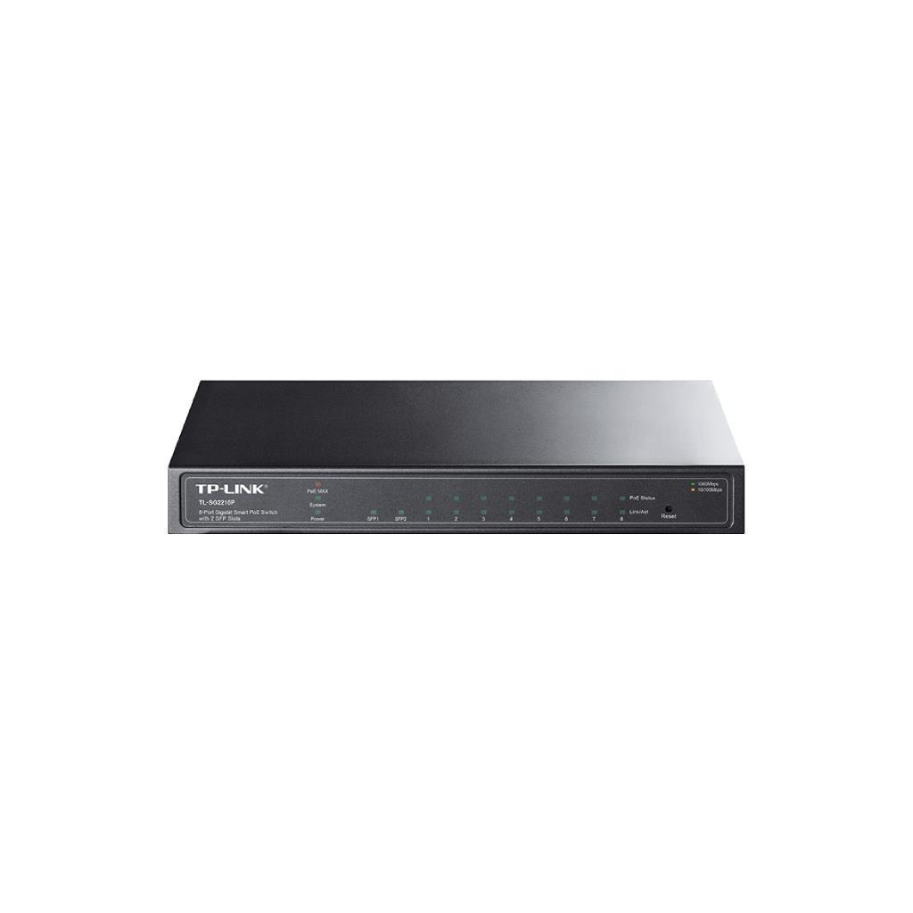TP-Link SG2210P 8-Port Gigabit Smart PoE+ Switch with 2 SFP Slots (V5)