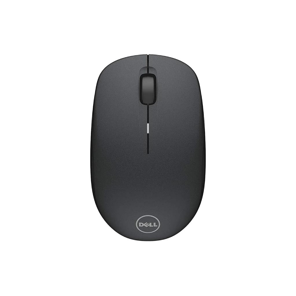 DELL WM126 Wireless Optical Mouse - Black (1000 dpi, 3 Buttons, AA Battery)