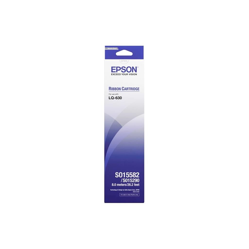 EPSON Black Fabric Ribbon Cartridge S015582 for LQ-630