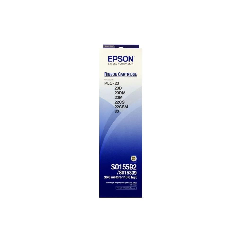 EPSON RIBBON S015592 (3-Pack) Black Fabric Ribbon Cartridge