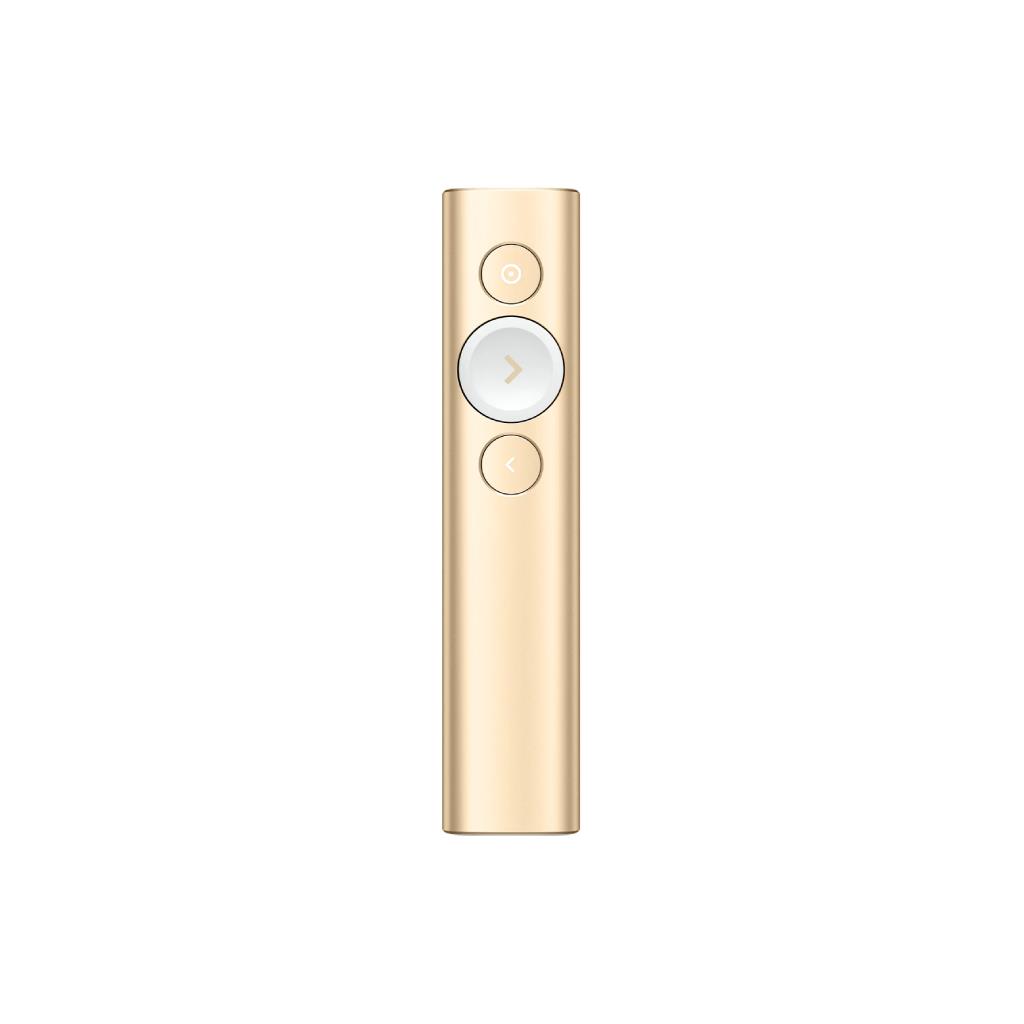 Logitech Spotlight Presentation Remote Gold (GL) - Wireless Laser Pointer with Magnify & Highlight