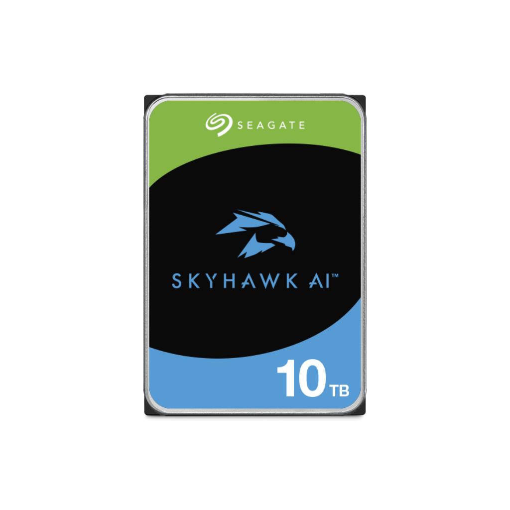 SEAGATE SKYHAWK AI 10TB Surveillance HDD 7200RPM SATA 256MB Cache 5-Year Warranty