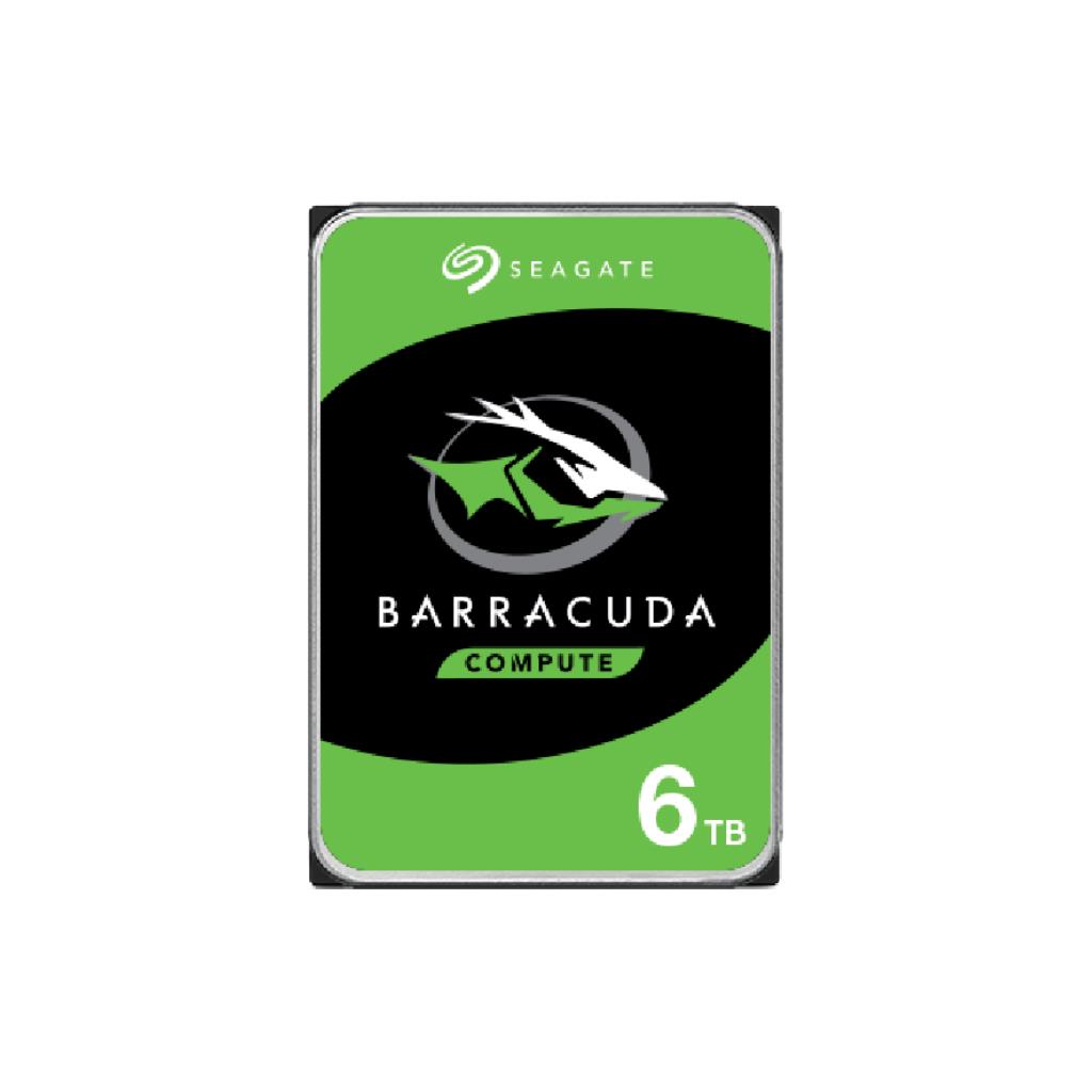 SEAGATE BARRACUDA 3.5" Compute HDD 6TB 5400RPM SATA 6Gb/s 256MB Cache 3-Year Warranty