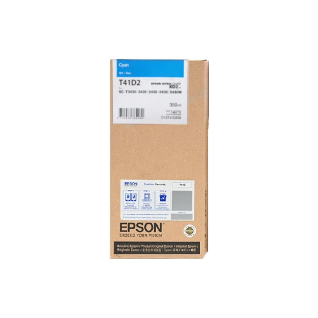 EPSON T41D200 Cyan Ink Cartridge 350ml