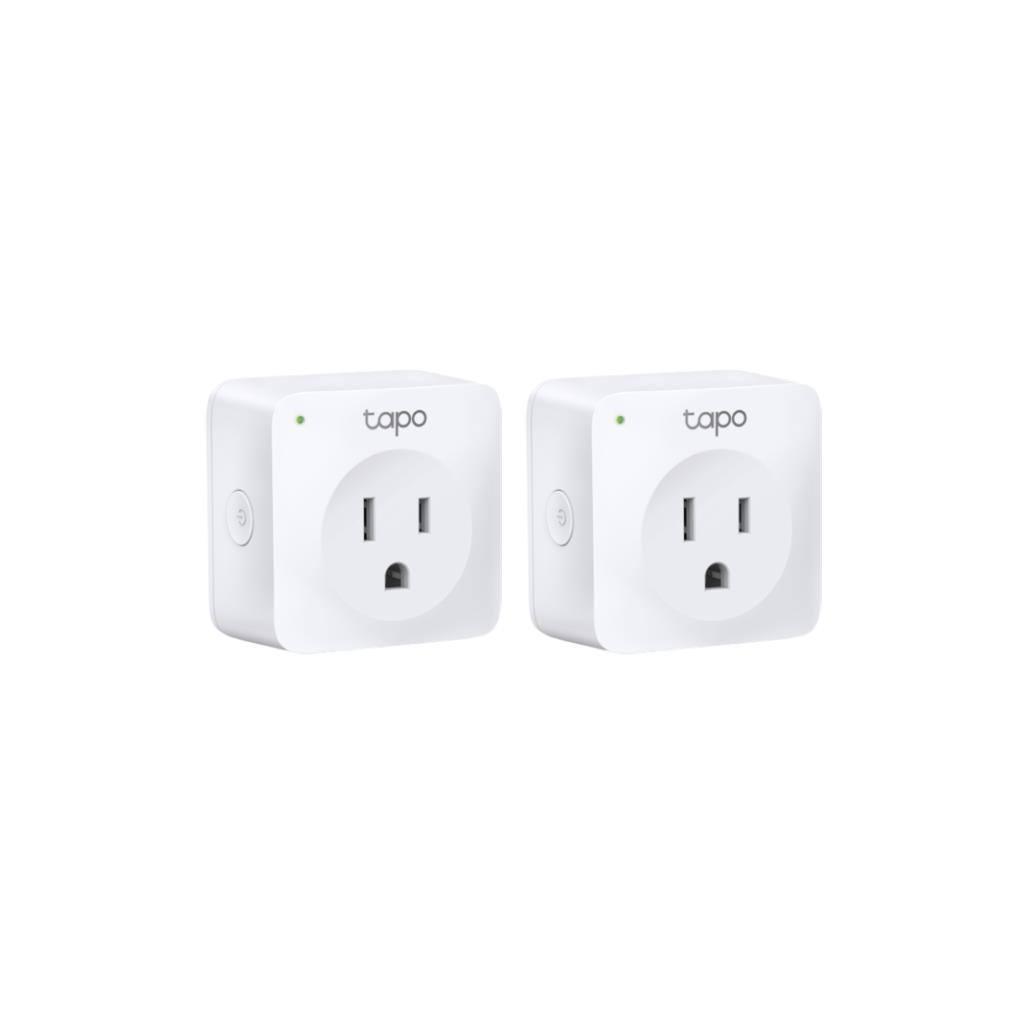 TP-Link Tapo P100 (2-Pack) Mini Smart Wi-Fi Socket – 2.4 GHz, 1200W Max