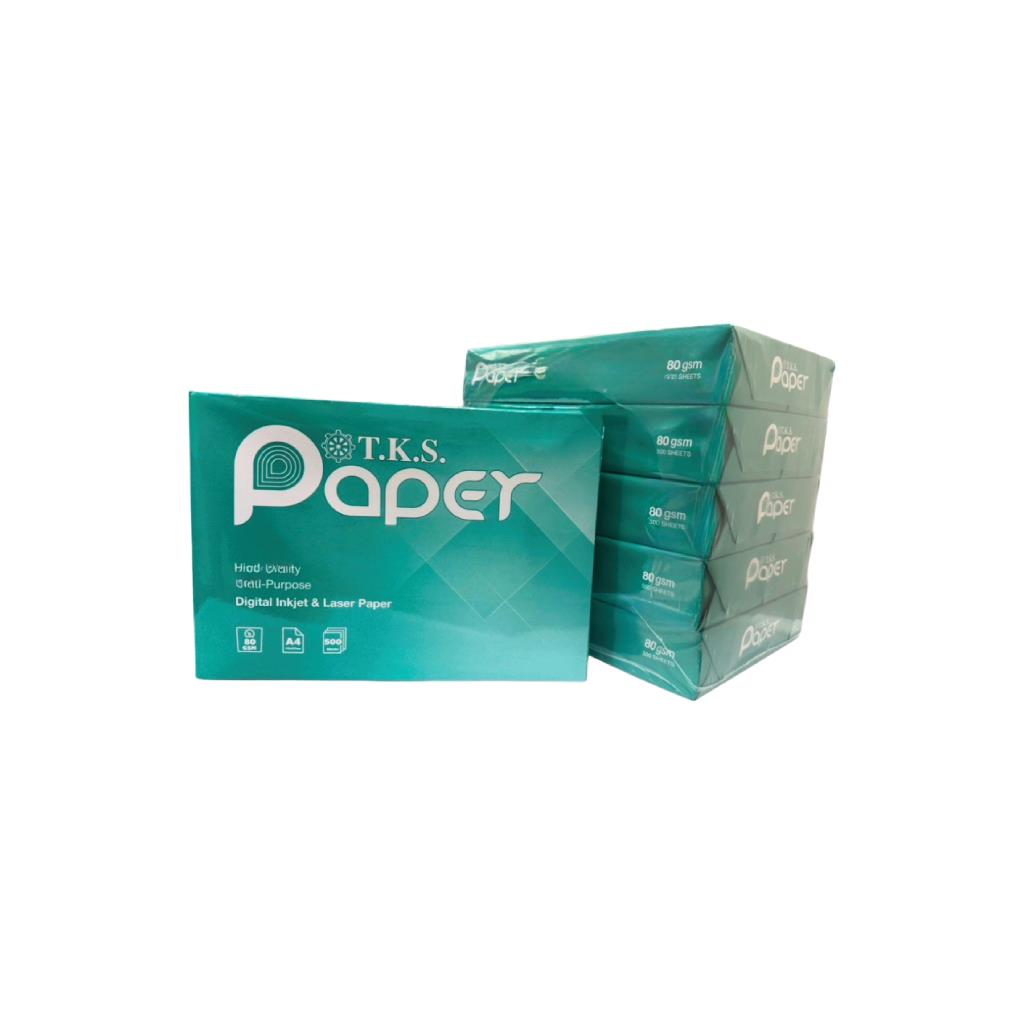 TKS A4 Paper 500 Sheets (No Box) - Plastic Wrapped