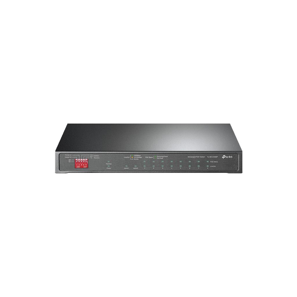 TP-Link TL-SG1210MP 10-Port Gigabit PoE+ Switch (8x PoE+ Ports)
